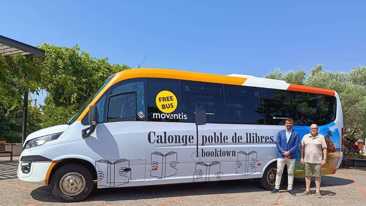 D’esquerra a dreta Christian Busquets, gerent de Moventis Sarfa, i Albert Ros, regidor de Turisme i Mobilitat