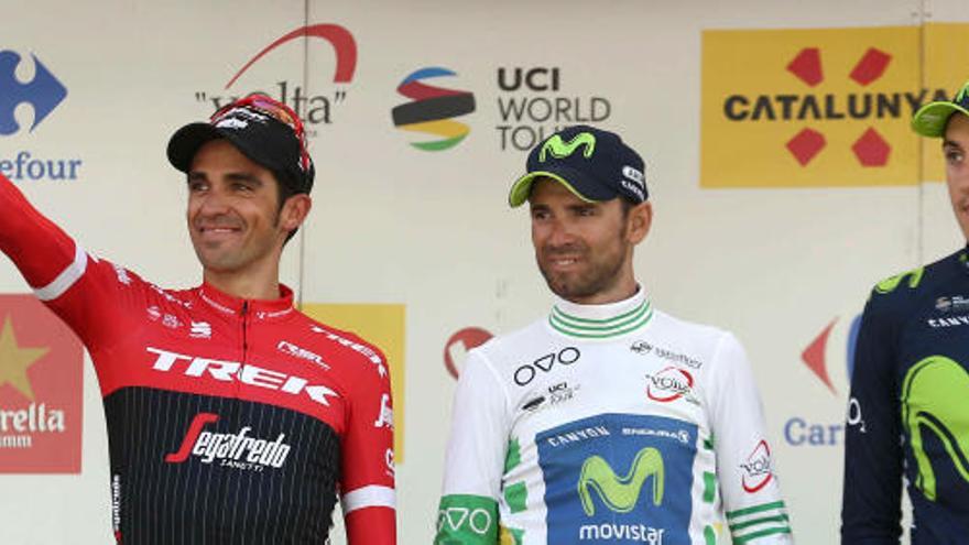 Alberto Contador y Alejandro Valverde