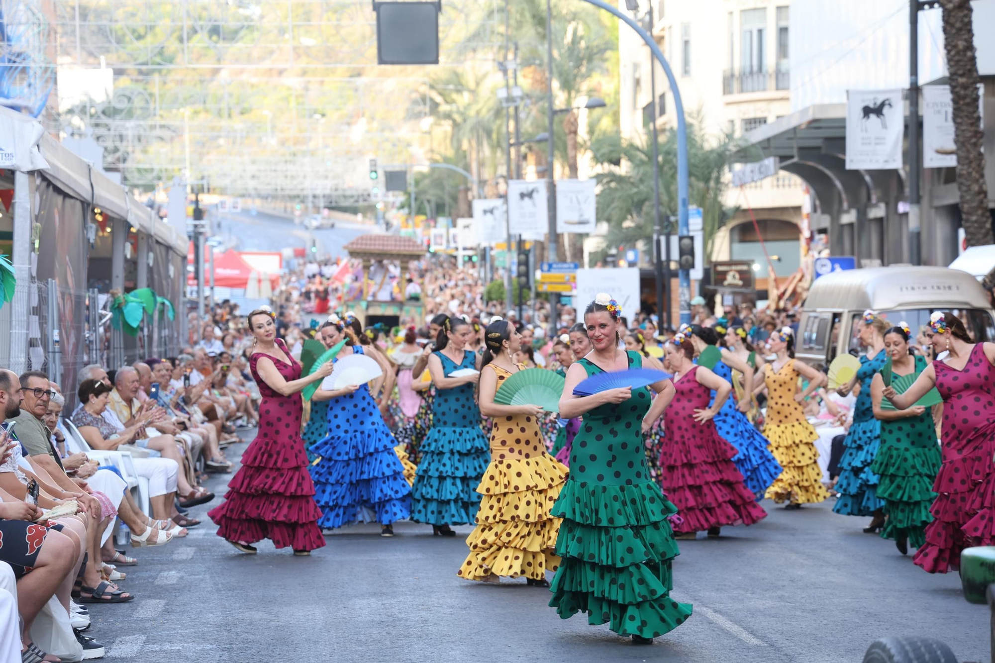 International folk parade of the bonfires of Alicante
