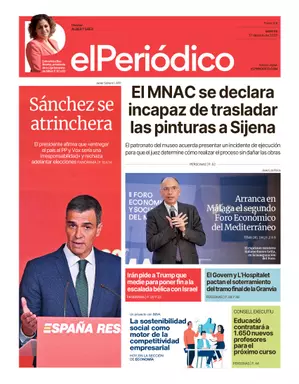 La portada de EL PERIÓDICO del 17 de junio de 2025