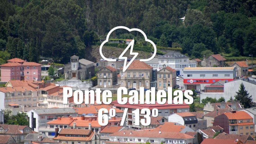El tiempo en Ponte Caldelas: previsión meteorológica para hoy, domingo 16 de febrero