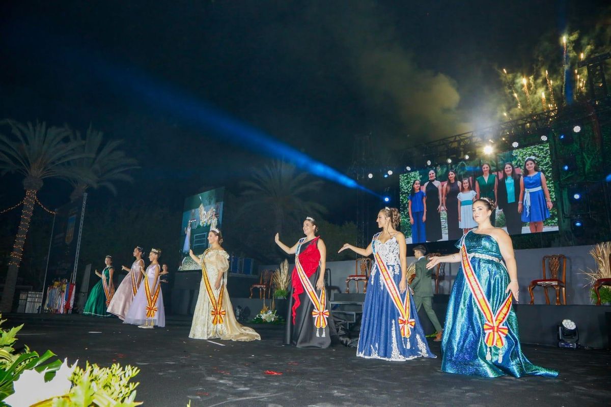 Coronación de las Reinas y damas de las Fiestas del Cristo