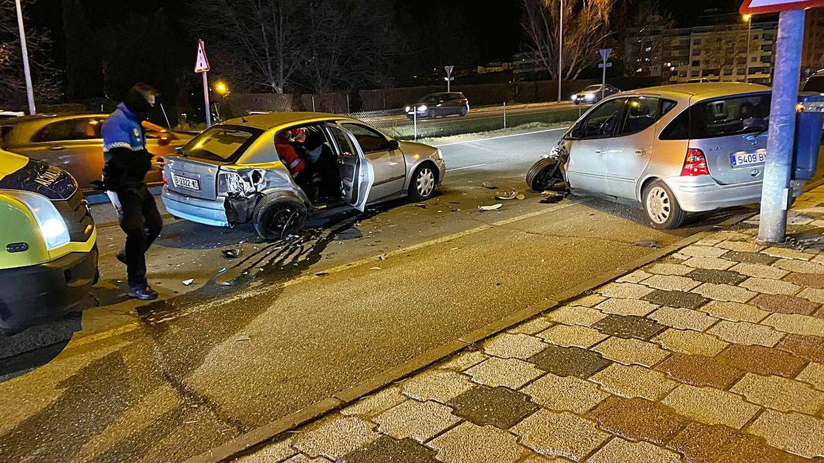 Dos personas asistidas por un accidente en Cardenal Cisneros