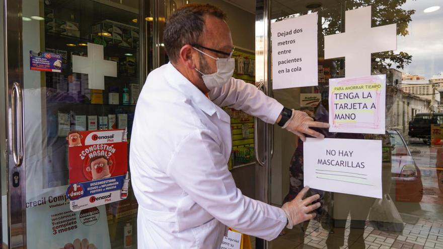 Apenas se encuentran mascarillas.