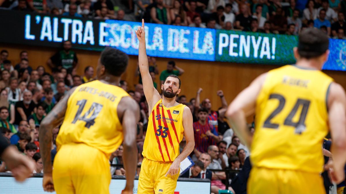 Nikola Mirotic quiere liderar de nuevo al Barça en Badalona