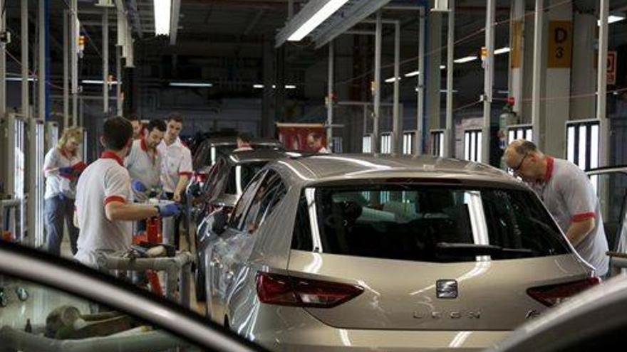 La cadena de muntatge de Seat, a Martorell