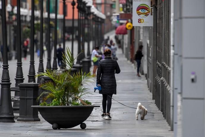 25-03-20 LAS PALMAS DE GRAN CANARIA. CIUDAD. LAS PALMAS DE GRAN CANARIA. Recorrido por la ciudad para vera su desolación.   Fotos: Juan Castro.  | 25/03/2020 | Fotógrafo: Juan Carlos Castro