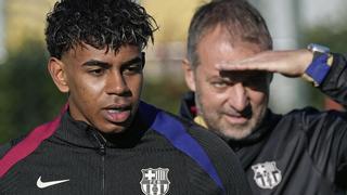 Lamine Yamal completa el entrenamiento y está OK para el Athletic