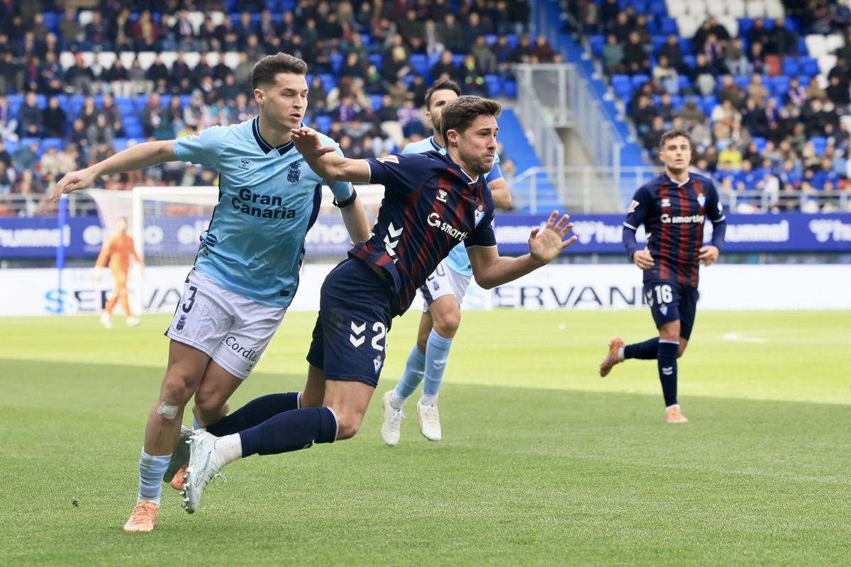 SD Éibar - UD Las Palmas: repite Martón y pone cuesta arriba el partido a los amarillos