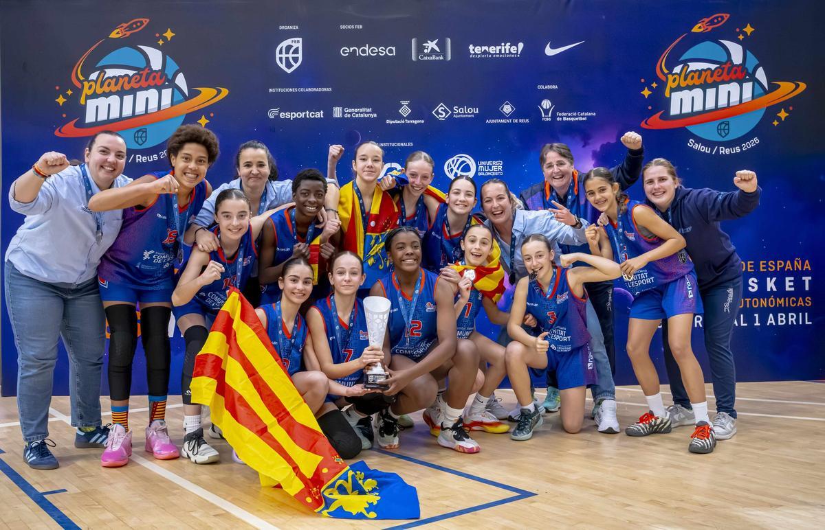 La Comunitat Valenciana es campeona y subcampeona de España Minibasket!