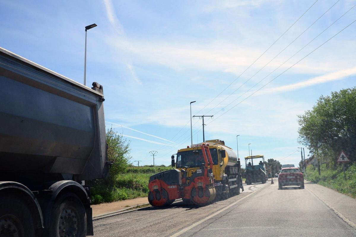 Vuelven las obras (y las colas) a la PO-551 entre Bueu y Cangas