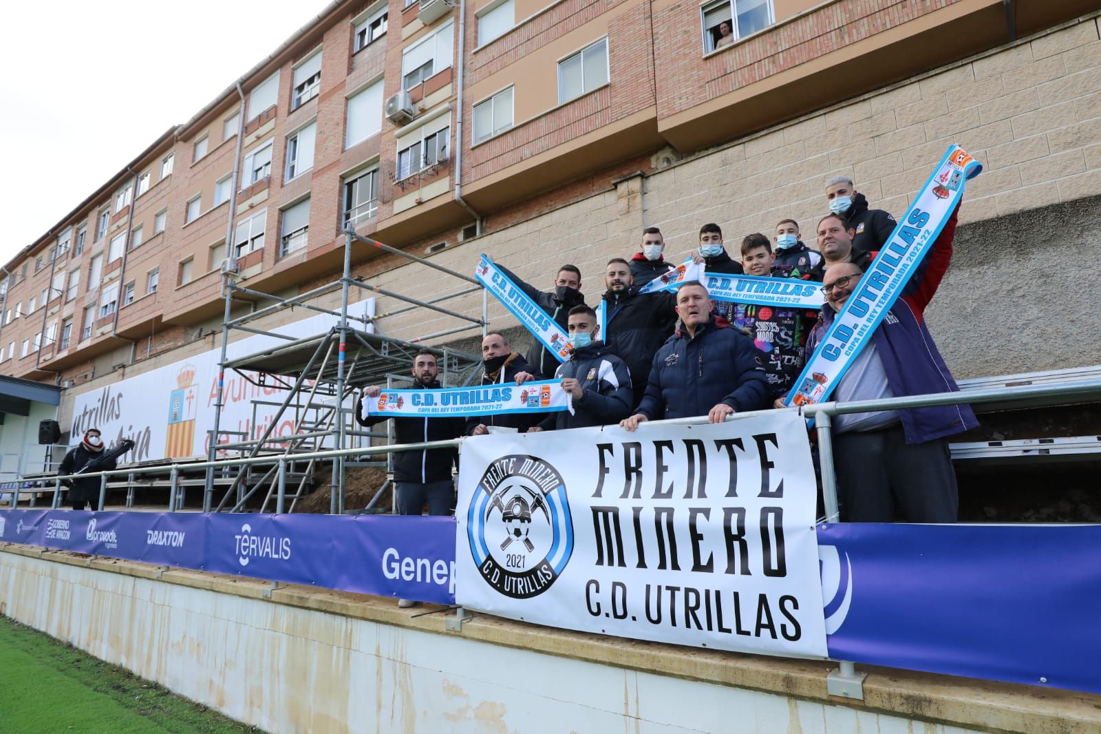 Así se ha vivido en Utrillas la previa del partido de Copa contra el Valencia