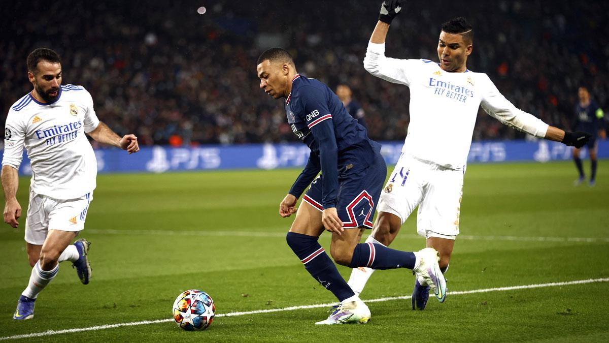 Casemiro, contra el PSG