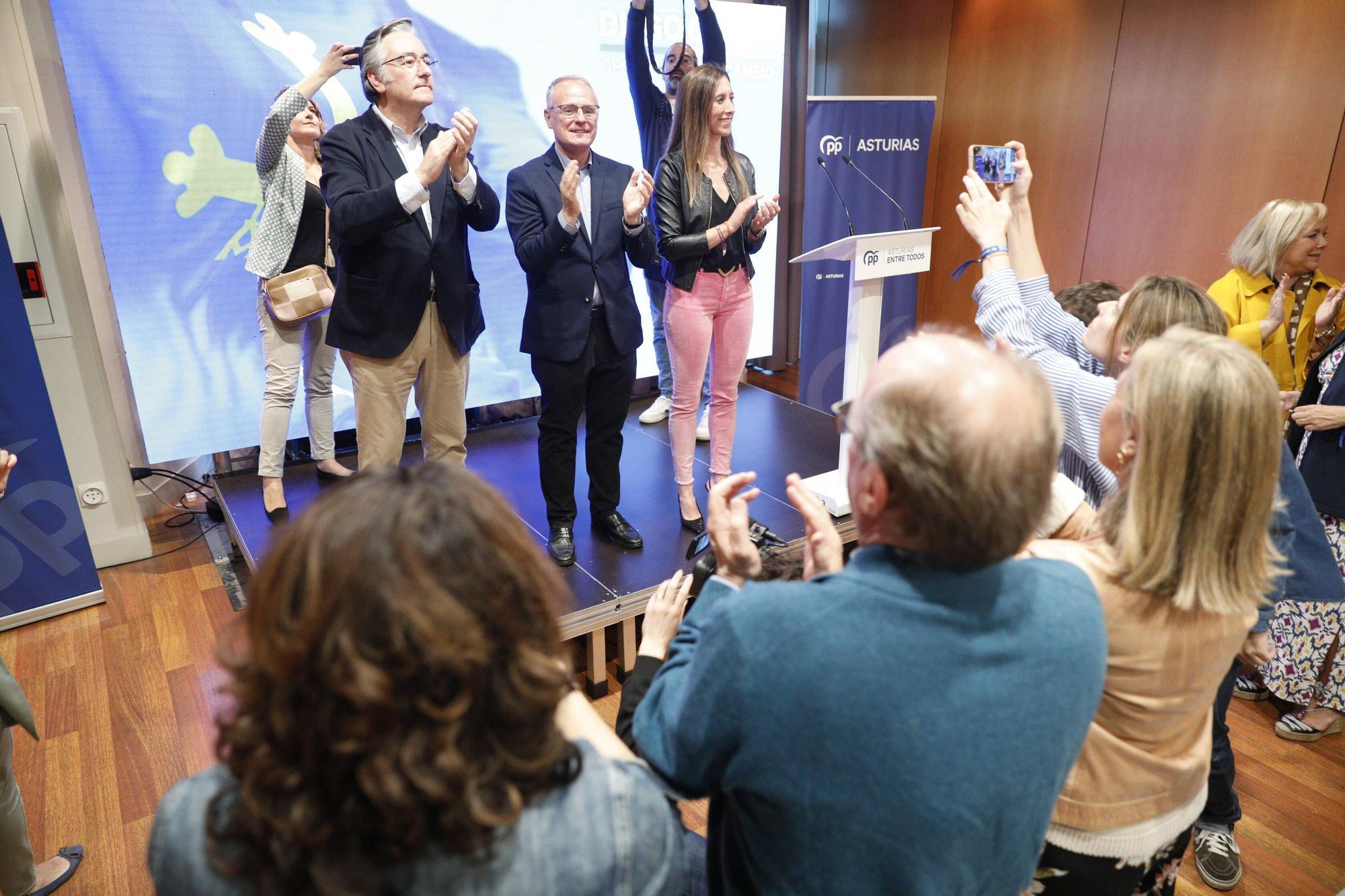 El cierre de campaña del PP en Gijón, en imágenes