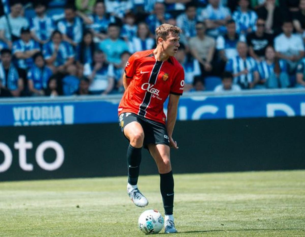 David Lopez, durante el partido en Vitoria.