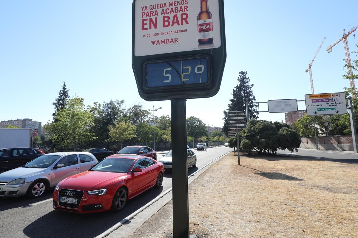 En agosto, los termómetros marcaron 52 grados en el Paseo María Agustín.