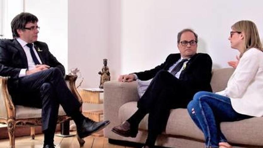 Puigdemont, Torra i Artadi en una reunió a Alemanya