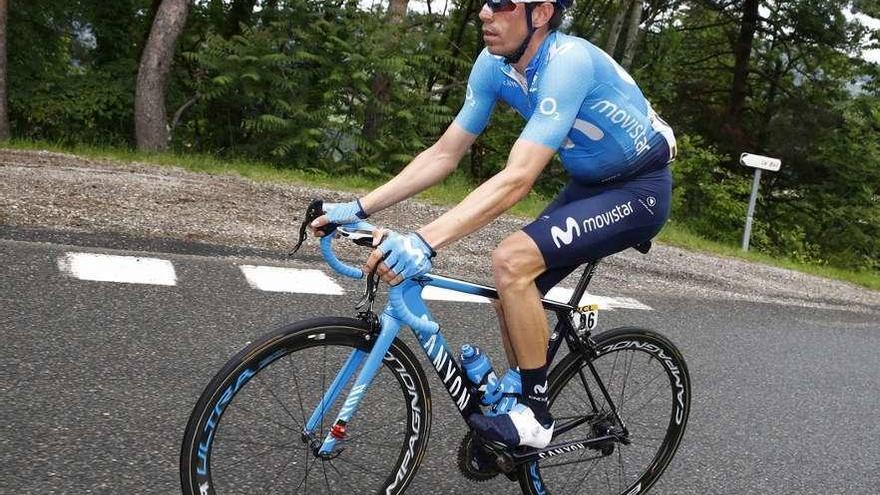 Jaime Rosón, durante la etapa de ayer del Criterium du Dauphiné.