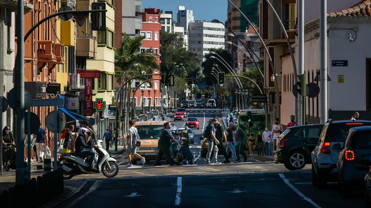 El centro de Santa Cruz de Tenerife.