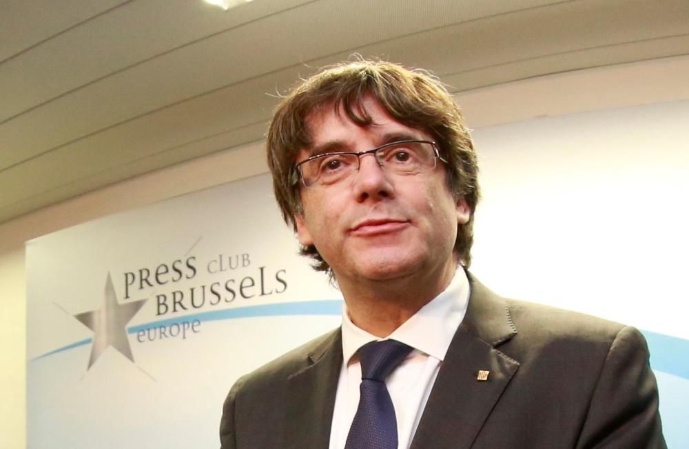 Carles Puigdemont, a Brussel·les