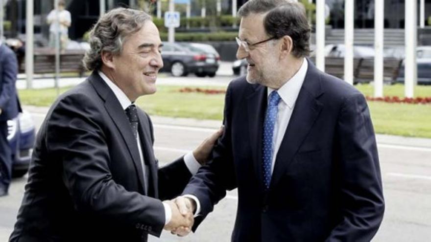 Rajoy clausura la Asamblea General de la CEOE