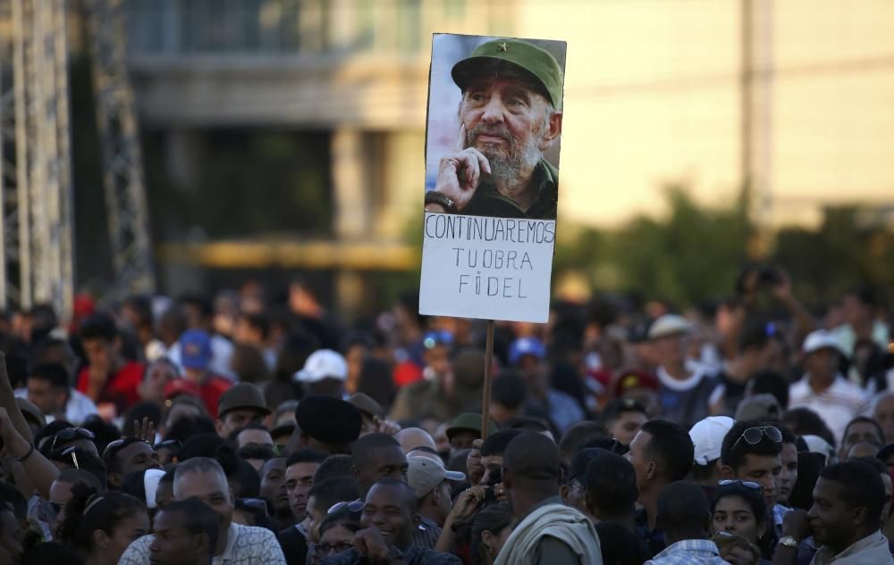 Líderes de todo el mundo despiden a Fidel Castro