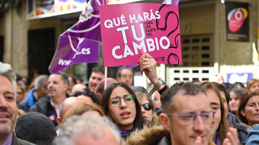 Galería: Manifestación por el 8M por los derechos LGTBI+