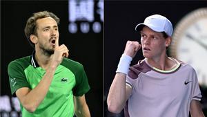 Medvedev y Sinner, finalistas en el Open de Australia