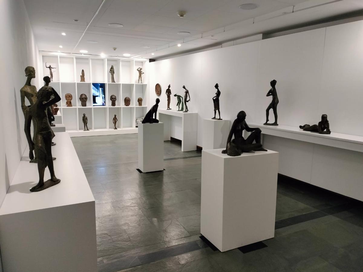 Muestra de las esculturas de Alice W. de Wilmer.