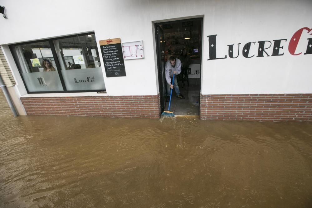 Inundaciones en Oviedo