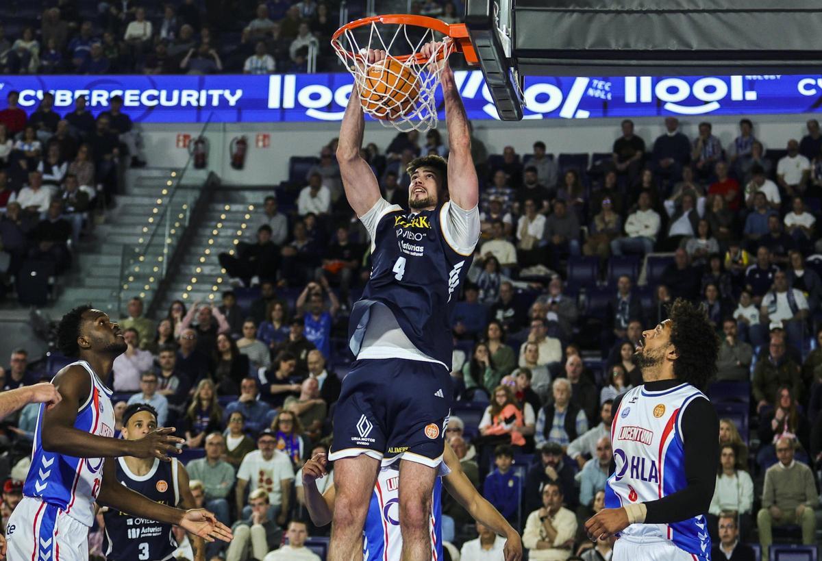EN IMÁGENES: Los mejores momentos de la séptima victoria del Alimerka Oviedo Baloncesto en el Palacio de los Deportes EN IMÁGENES: Los mejores momentos de la séptima victoria del Alimerka Oviedo Baloncesto en el Palacio de los Deportes