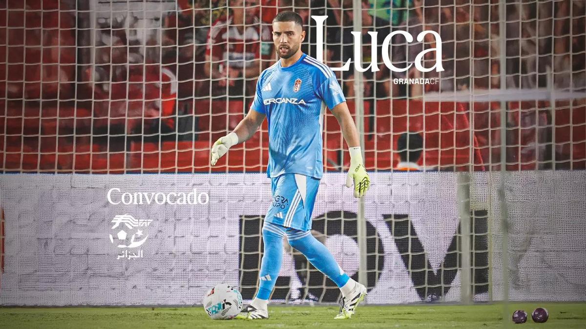 Luca Zidane, convocado por Argelia
