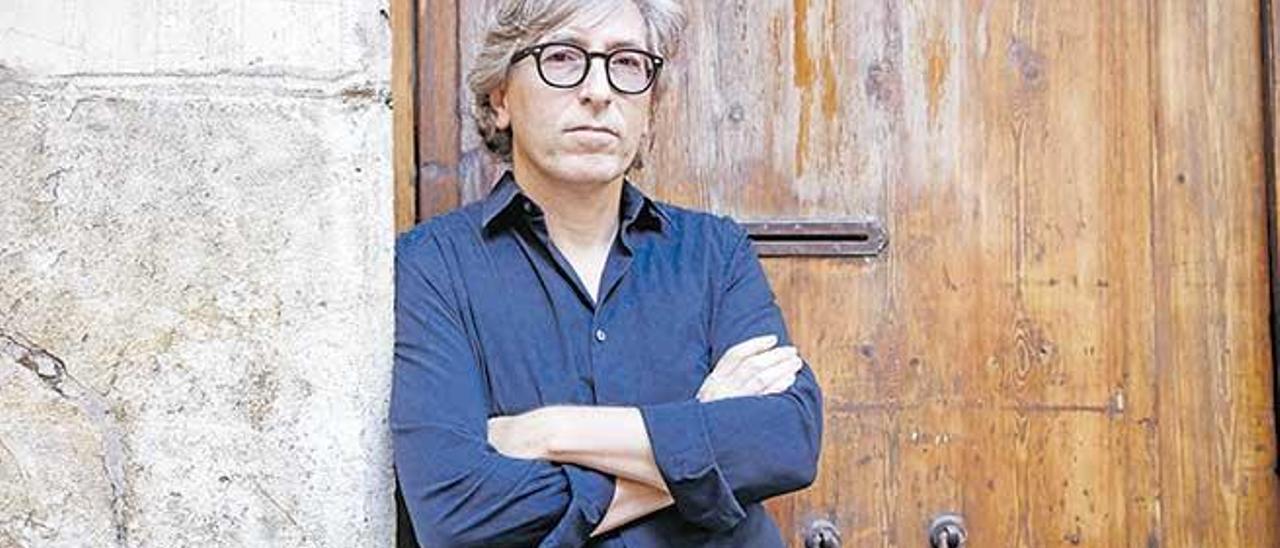 El escritor David Trueba, ayer, en Palma.