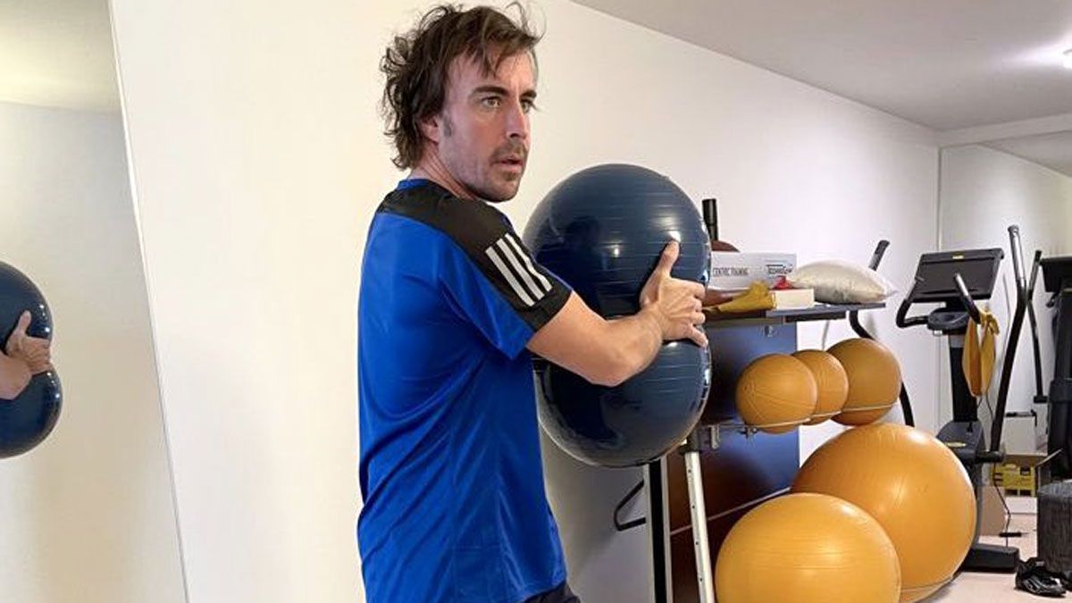 Alonso sigue su plan de preparación en Suiza