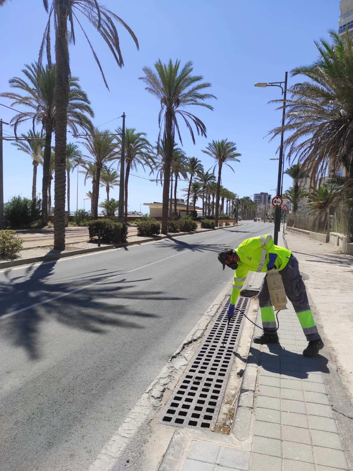 Alicante activa el dispositivo de limpieza de barrancos, imbornales y alcantarillado en prevención de posible gota fría