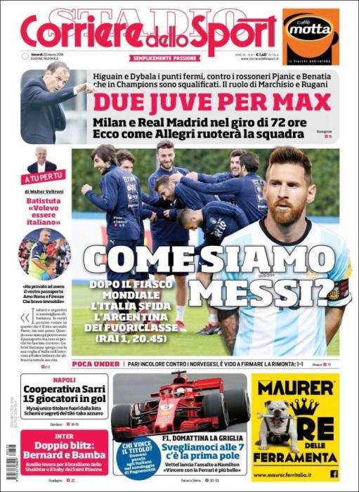 Portadas deportivas del viernes 23 de marzo