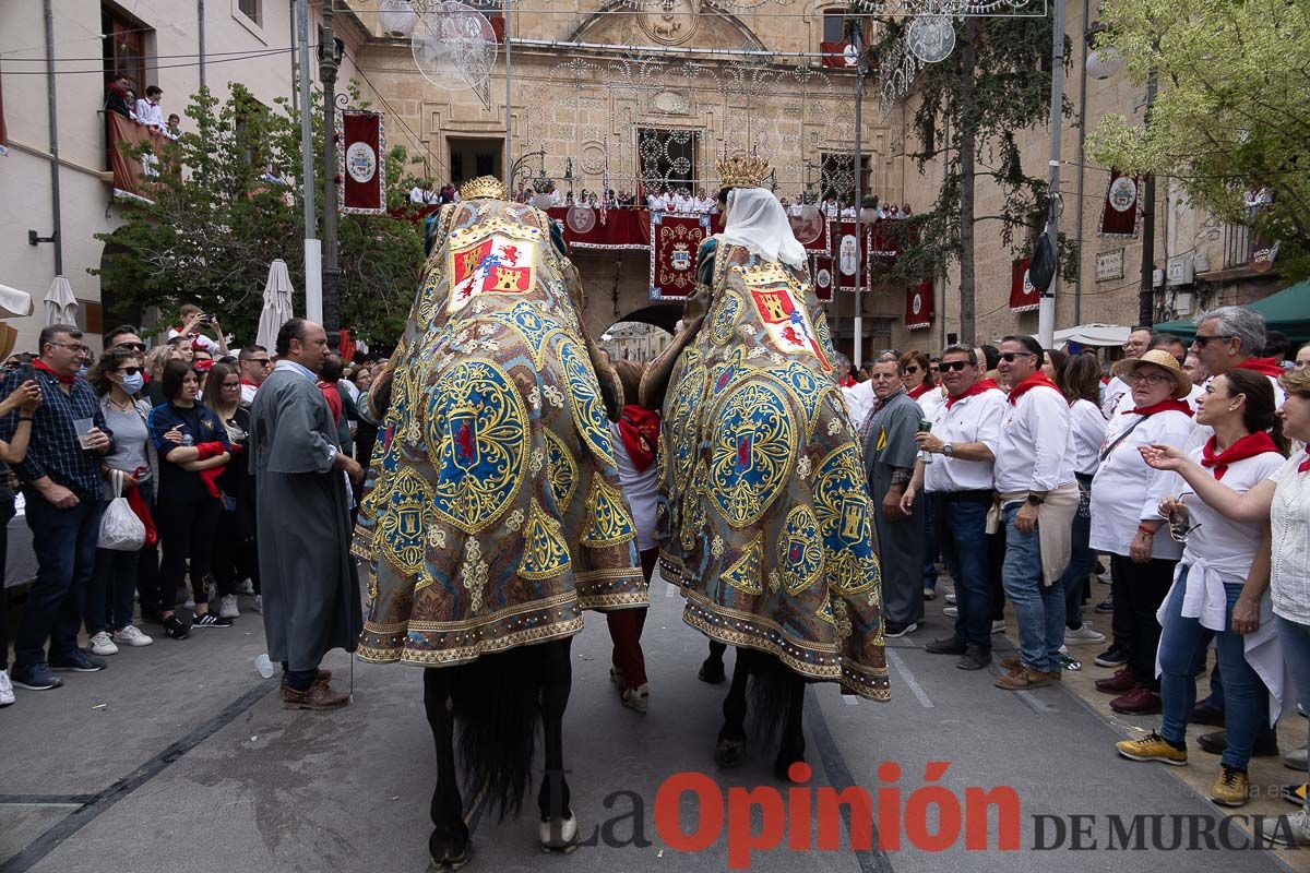 Moros y Cristianos en la mañana del día dos en Caravaca