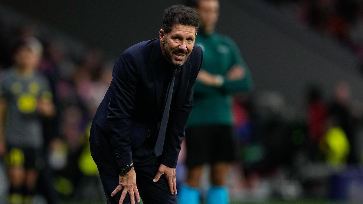 Diego Pablo Simeone, entrenador del Atlético.