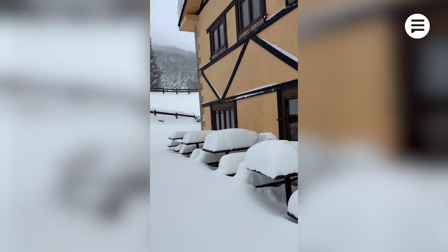 Así ha sido la espectacular nevada en la sierra de Madrid