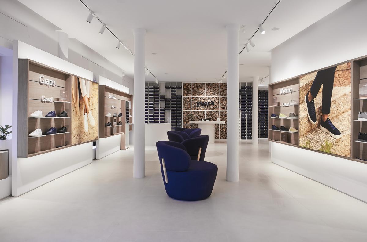 Interior de la tienda Yuccs en Madrid situada en Goya, 27.