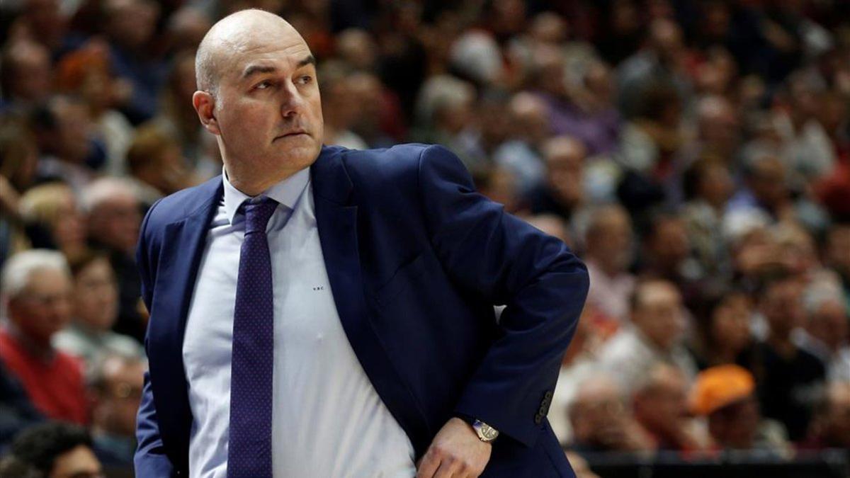 El entrenador del Valencia Basket, Jaume Ponsarnau