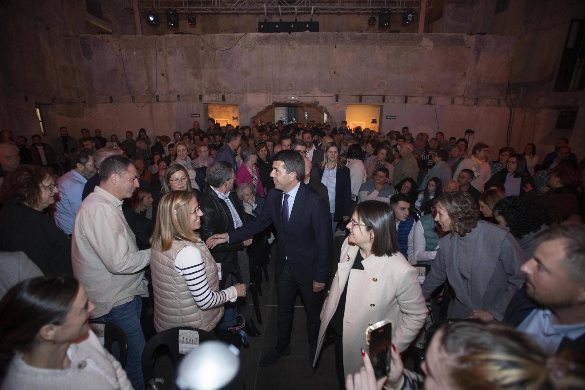 Carlos Mazón acude a la presentación del proyecto de rehabilitación del teatro El Siglo en Carlet