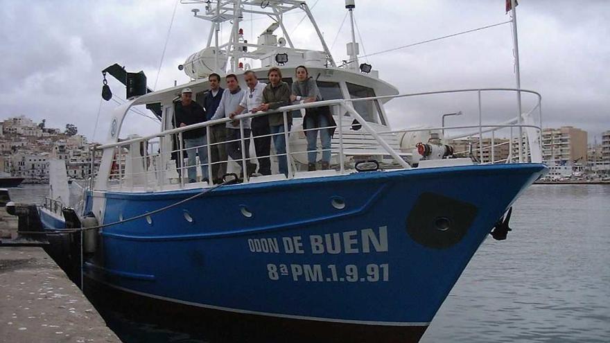 El  Odon de Buen, el histórico barco del Oceanográfico de Mallorca, pasa a mejor vida