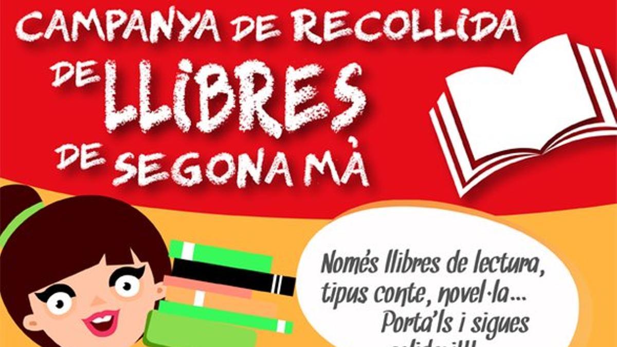 Campaña de recogida de libros en Parets a favor de la Marató de Tv3.