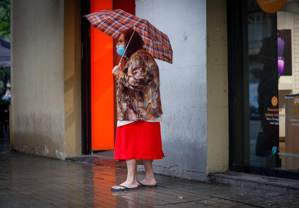 Lluvia en Barcelona