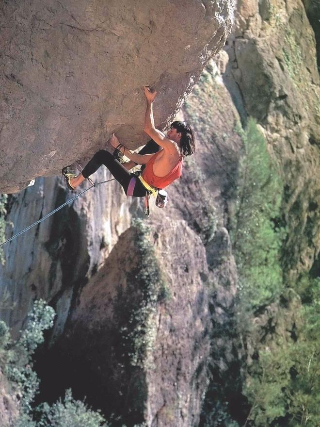 Ernesto López, en Montanejos, en 1987.