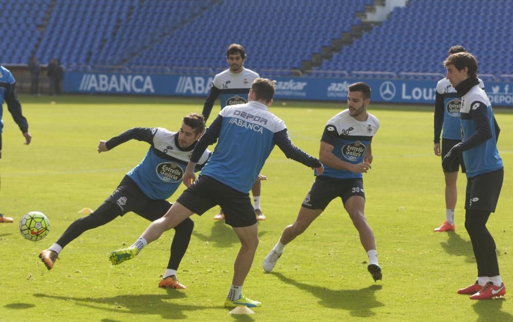 Última sesión antes de visitar el Vicente Calderón