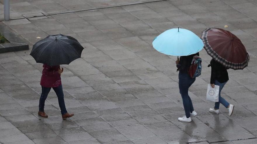 La semana arranca con un frente atlántico que traerá lluvia y vientos fuertes