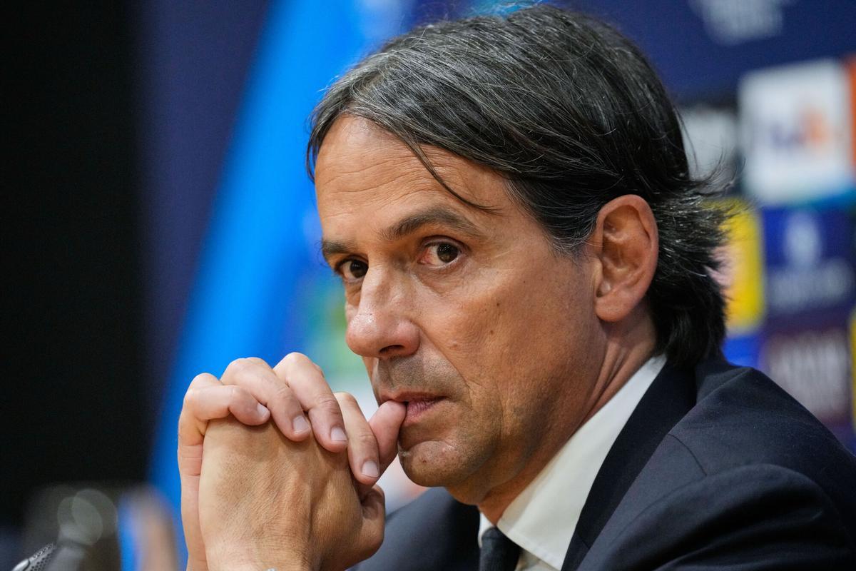 Simone Inzaghi, en rueda de prensa