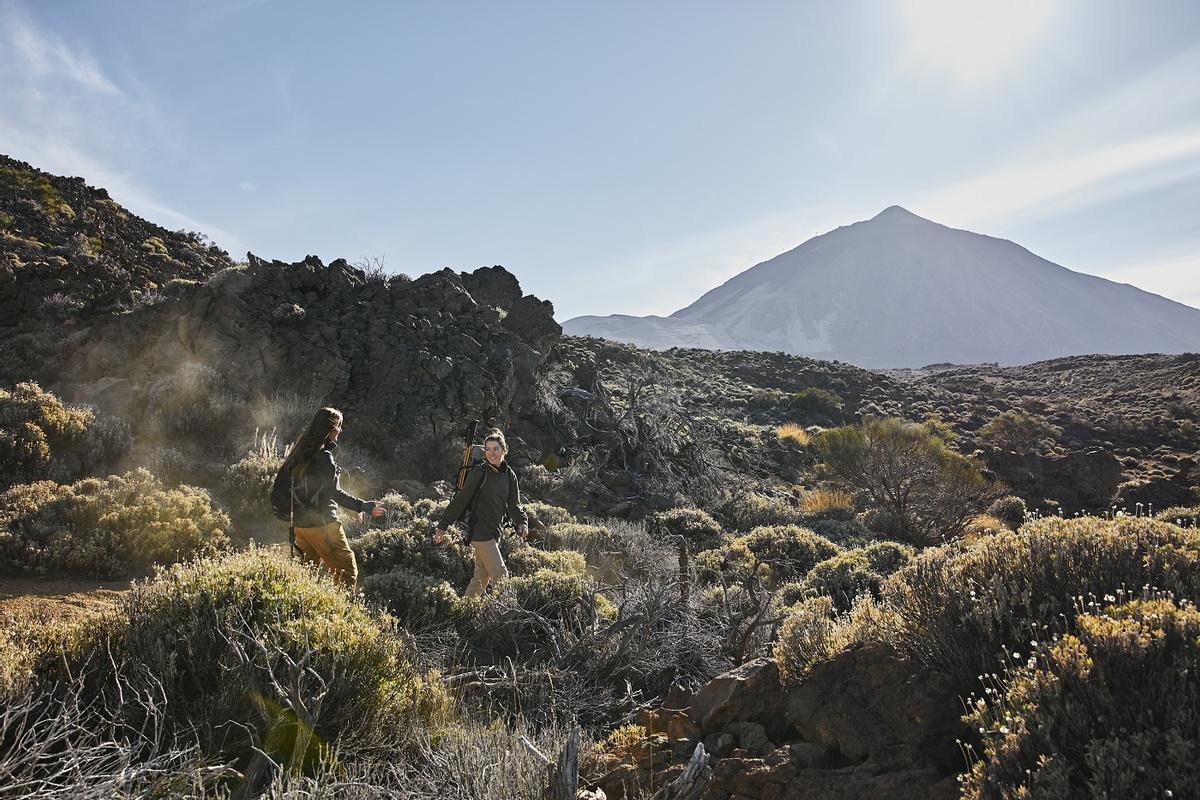 Las rutas de senderismo de Volcano Teide recorren parajes naturales del Parque Nacional.